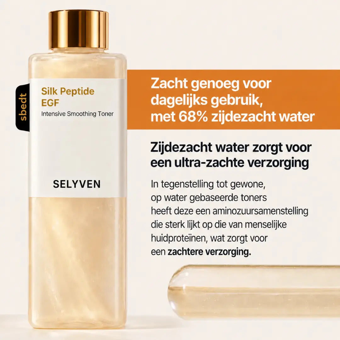 SELYVEN EGF Peptide Toner – Verstevigende Gezichtstoner voor Fijne Lijntjes, Verslapte Huid & Intensieve Hydratatie