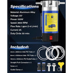Selyven 12V Electric Oil Extractor Pump – Fast, Mess-Free DIY Oil Change (100W)